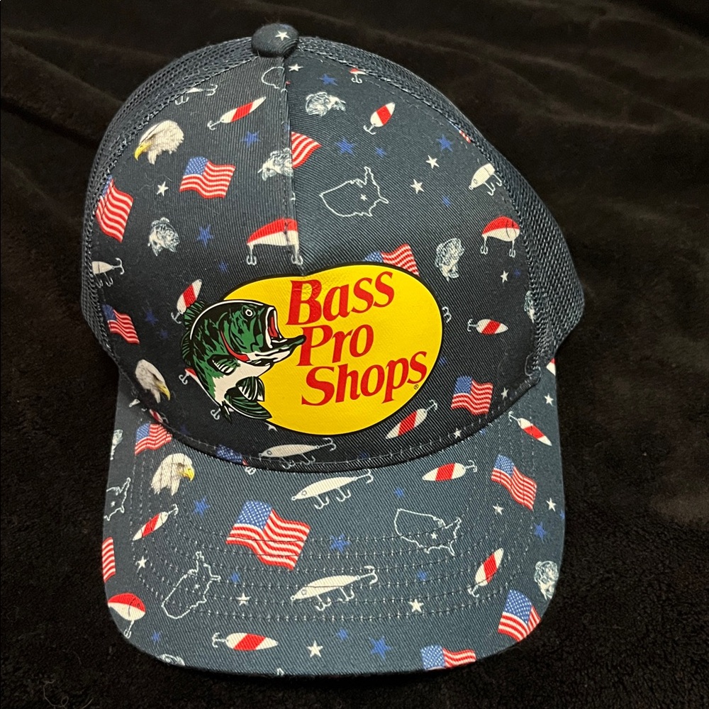 Bass Pro Shops Blue Patriotic Hat